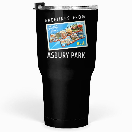 Asbury Park New Jersey Nj Travel Postcard Tumblers 30 Oz