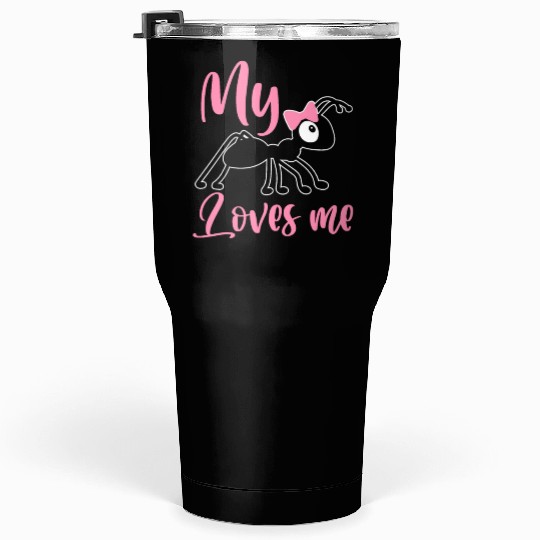 Ant Design My Aunt Loves me Family Gifts Tumblers 30 Oz