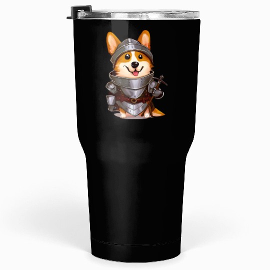 Knight Corgi Tumblers 30 Oz