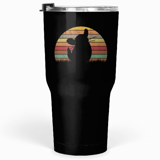 Chinchilla Retro Cotton Mouse Vintage Tumblers 30 Oz