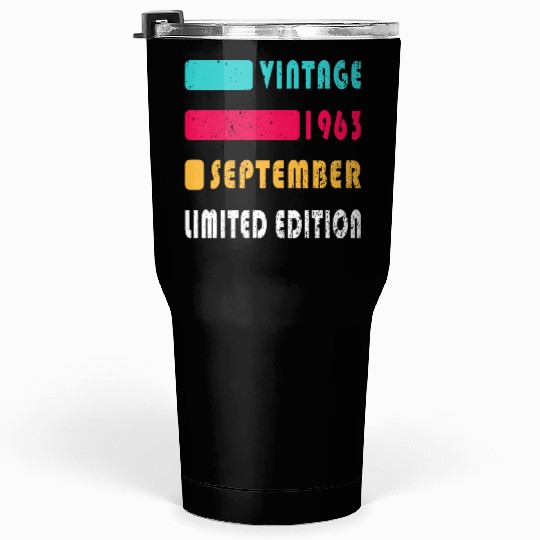 september 1963 Anniversary september 1963 septembe Tumblers 30 Oz