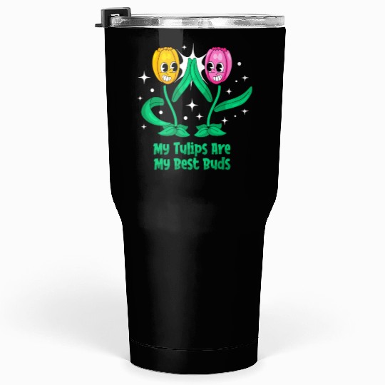 Tulip Gardening Cute Tumblers 30 Oz