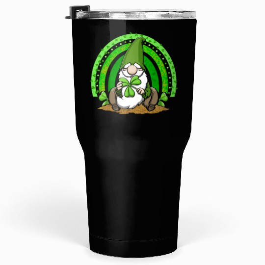 St patrick Gnome Rainbow Tumblers 30 Oz
