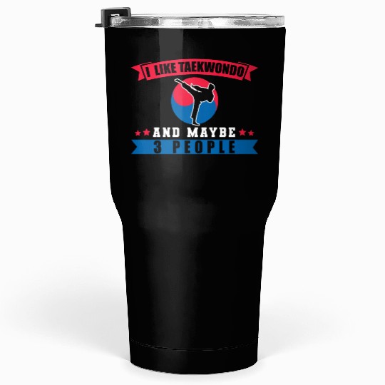 TKD Korean Martial Arts Tae Kwon Tumblers 30 Oz