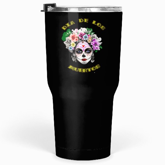 flower girl - day of the dead Tumblers 30 Oz