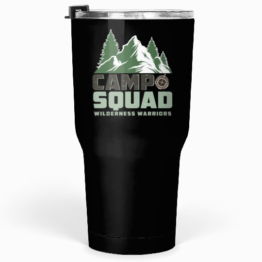 CAMP SQUAD WILDERNESS WARRIORS Tumblers 30 Oz