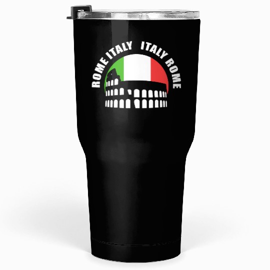 Rome Italy Tourist Guide Tumblers 30 Oz