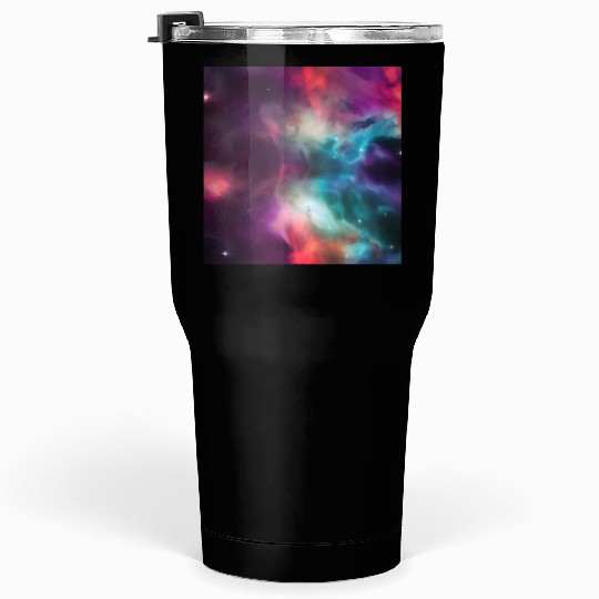 Galaxy nebula abstract design Tumblers 30 Oz