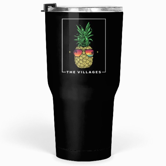 Cool Pineapple Tropical Fruit The Villages Tumblers 30 Oz