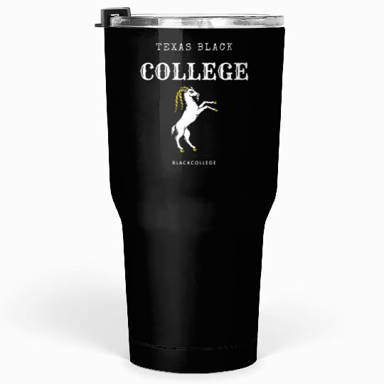 Texas Stallions Black College (Alpha Edition) Tumblers 30 Oz