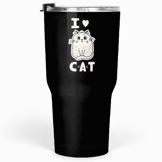 I love cats Tumblers 30 Oz