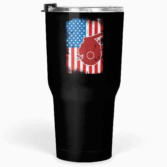 Patriotic US Beekeeper Tumblers 30 Oz