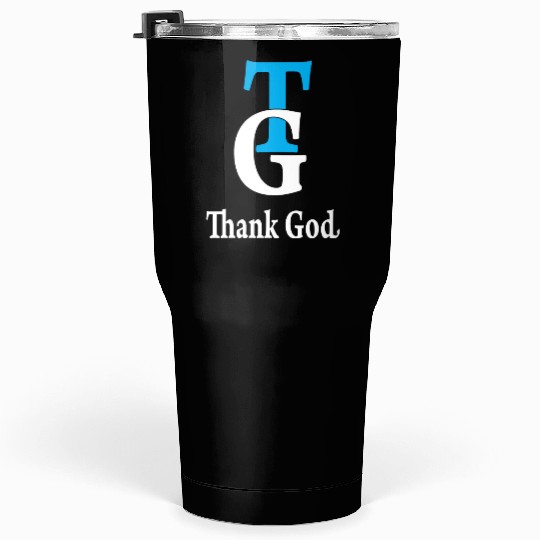 Thank God TG Love Jesus Christian Christmas Tumblers 30 Oz