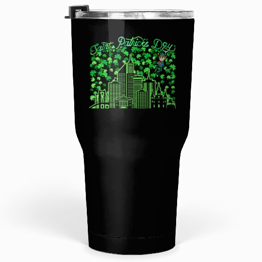 Saint Patrick's Day New Orleans Louisiana Tumblers 30 Oz