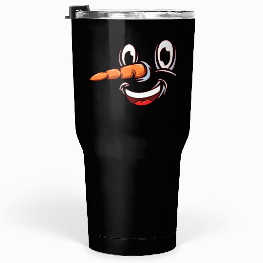Snowman Face Tumblers 30 Oz