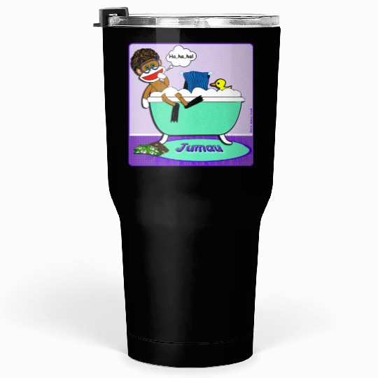 Jumau the Sock Monkey Tumblers 30 Oz