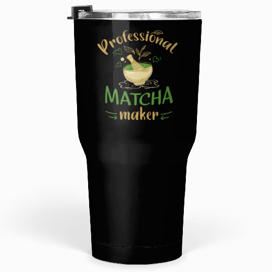 Green Tea Lover Japanese Matcha Latte Drink Matcha Tumblers 30 Oz