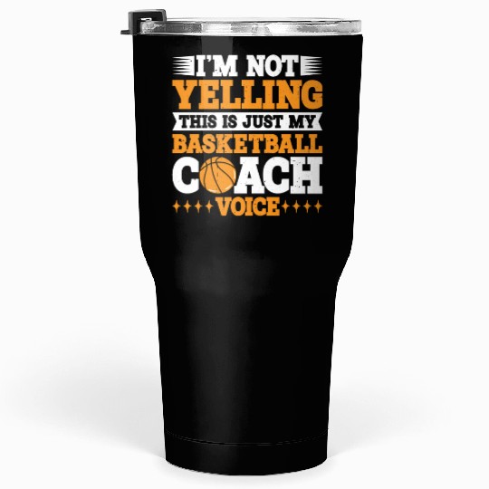This Is Just My Basketball Coach Voice 3 Tumblers 30 Oz