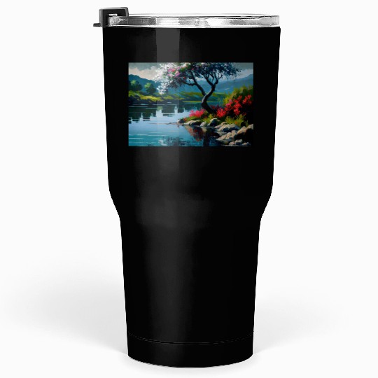 nature painting Tumblers 30 Oz