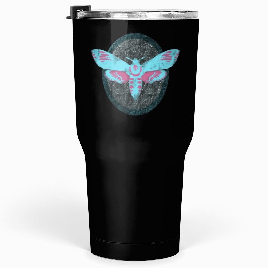 Framed Death's Head Hawk Moth Tumblers 30 Oz