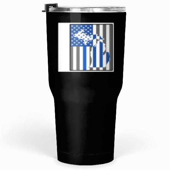 Police Tumblers 30 Oz, Michigan State Police Tumblers 30 Oz, Detroit