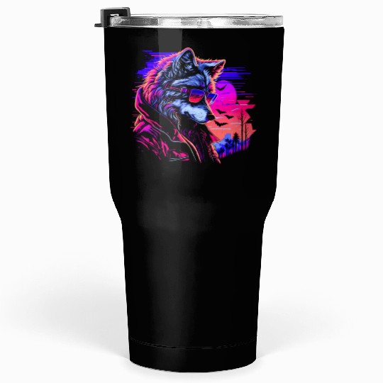 Midnight Synth Serenade Tumblers 30 Oz