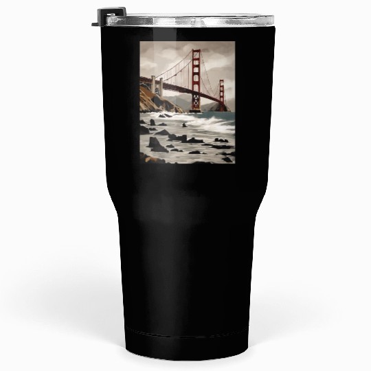Golden Gate Bridge California Tumblers 30 Oz, Golden Gate