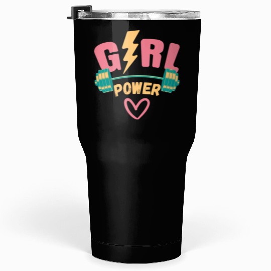 Girl power, gym design. Tumblers 30 Oz