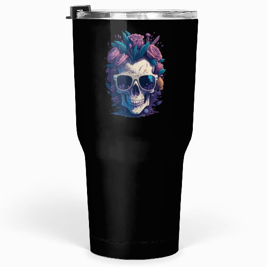Floral Skull | C02 Tumblers 30 Oz