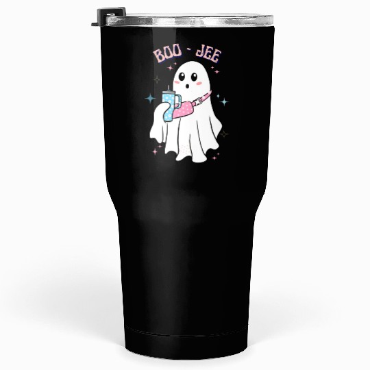BOO-JEE Spooky Cute Ghost Halloween Costume Design Tumblers 30 Oz