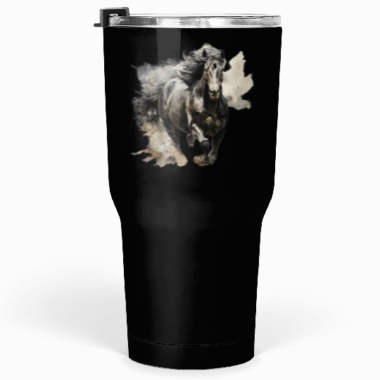 The Black Horse Tumblers 30 Oz