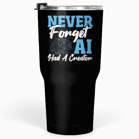 Robot AI Computer Scientist AI Machine Learning Tumblers 30 Oz