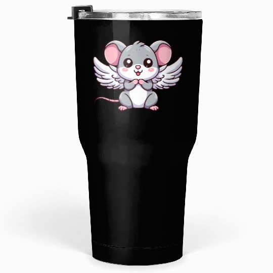 Mouse Angel Wings Tumblers 30 Oz