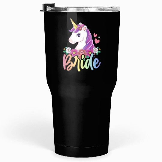 Wedding Bridal Party Tumblers 30 Oz