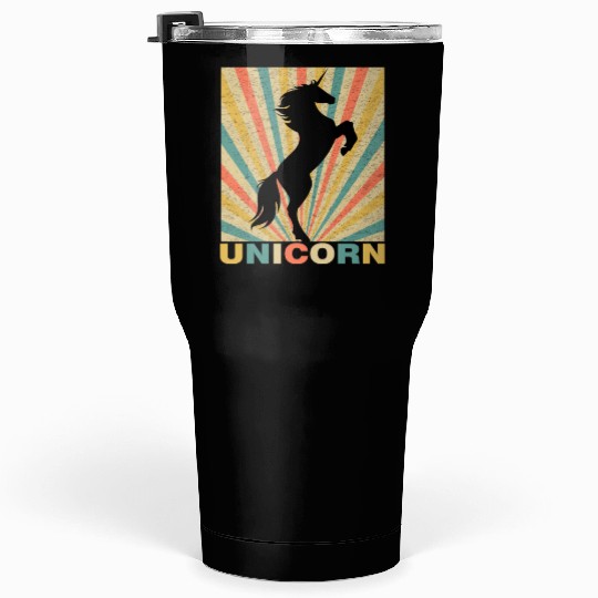 UNICORN RETRO STYLE Tumblers 30 Oz