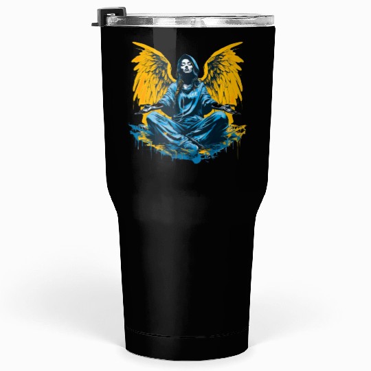 Woman with Angel Wings Angel Esoteric Wings Tumblers 30 Oz