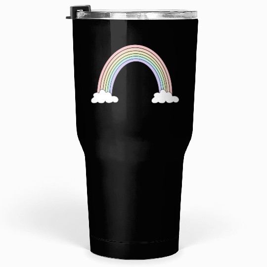 Pastel Rainbow Love Tumblers 30 Oz