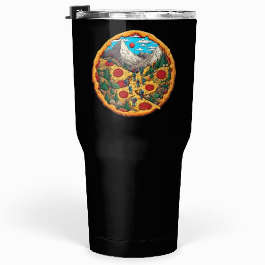 Pizza landscape Tumblers 30 Oz