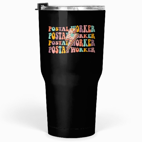 Postal worker thunder Tumblers 30 Oz
