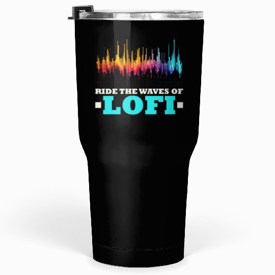Lofi Music Lover Low Fidelity Japanese Aesthetic Tumblers 30 Oz