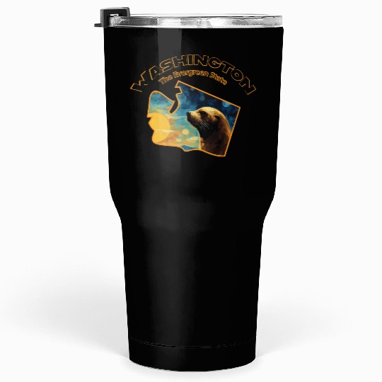 Washington Wildlife - sea lion Tumblers 30 Oz