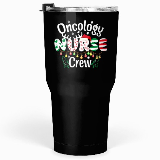 One merry Oncology Nurse Christmas Tumblers 30 Oz