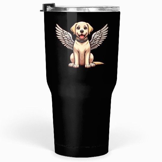 Labrador Retriever Comic Angel Tumblers 30 Oz