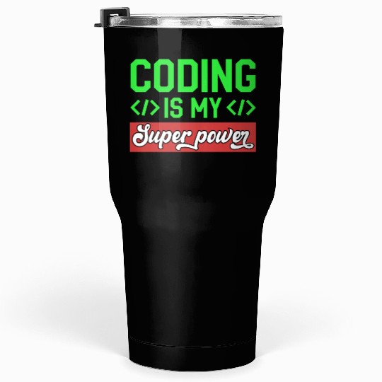 Funny Computer Programmer Computer Science Coding Tumblers 30 Oz