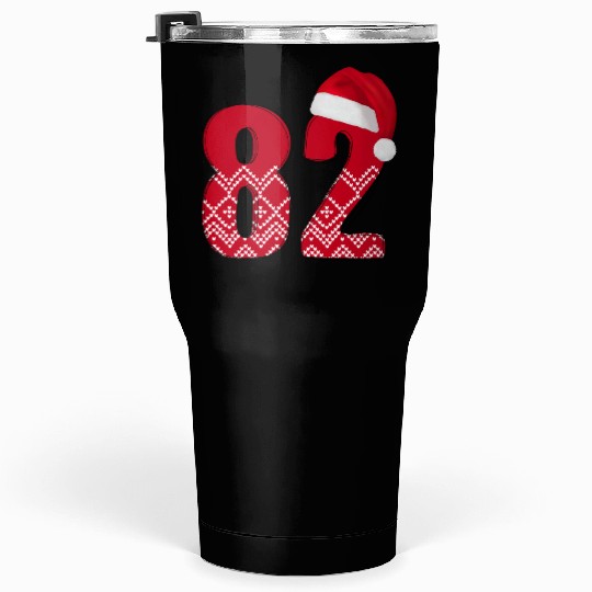 Happy Birthday 82 Years Old - Number Eighty Two Tumblers 30 Oz
