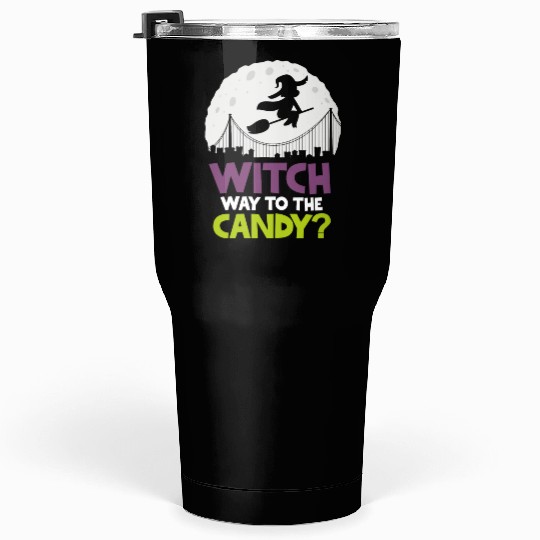 Witch Way To The Candy Halloween Tumblers 30 Oz