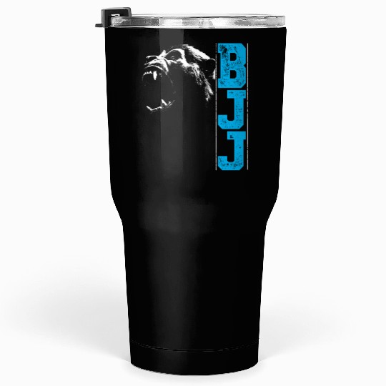 Brazilian Jiu Jitsu BJJ Gorilla Head Gift Tumblers 30 Oz