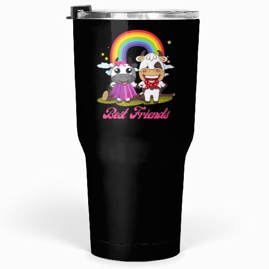 Cow Mooey Cute Strawberry Cow Best Friends Tumblers 30 Oz