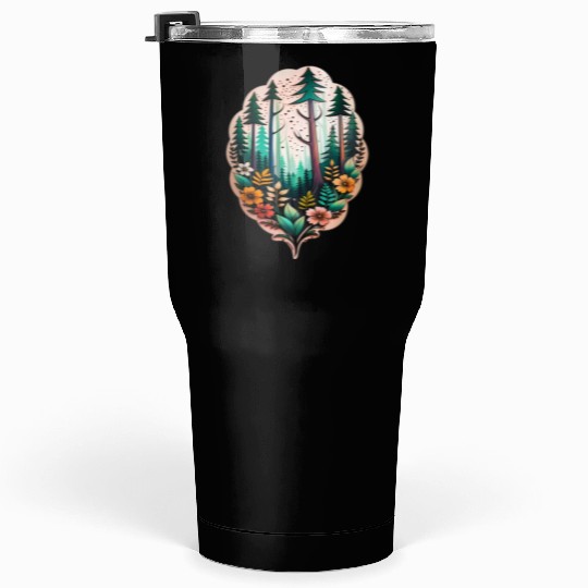 nature on skin Tumblers 30 Oz