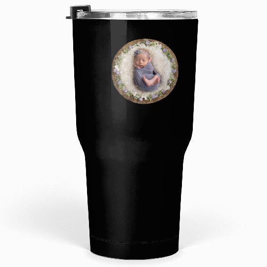 Lavender newborn girl pictures Tumblers 30 Oz